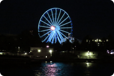 Teal Lights Cruise - Teal Ferris Wheel Teal Lights Cruise - Teal Ferris Wheel